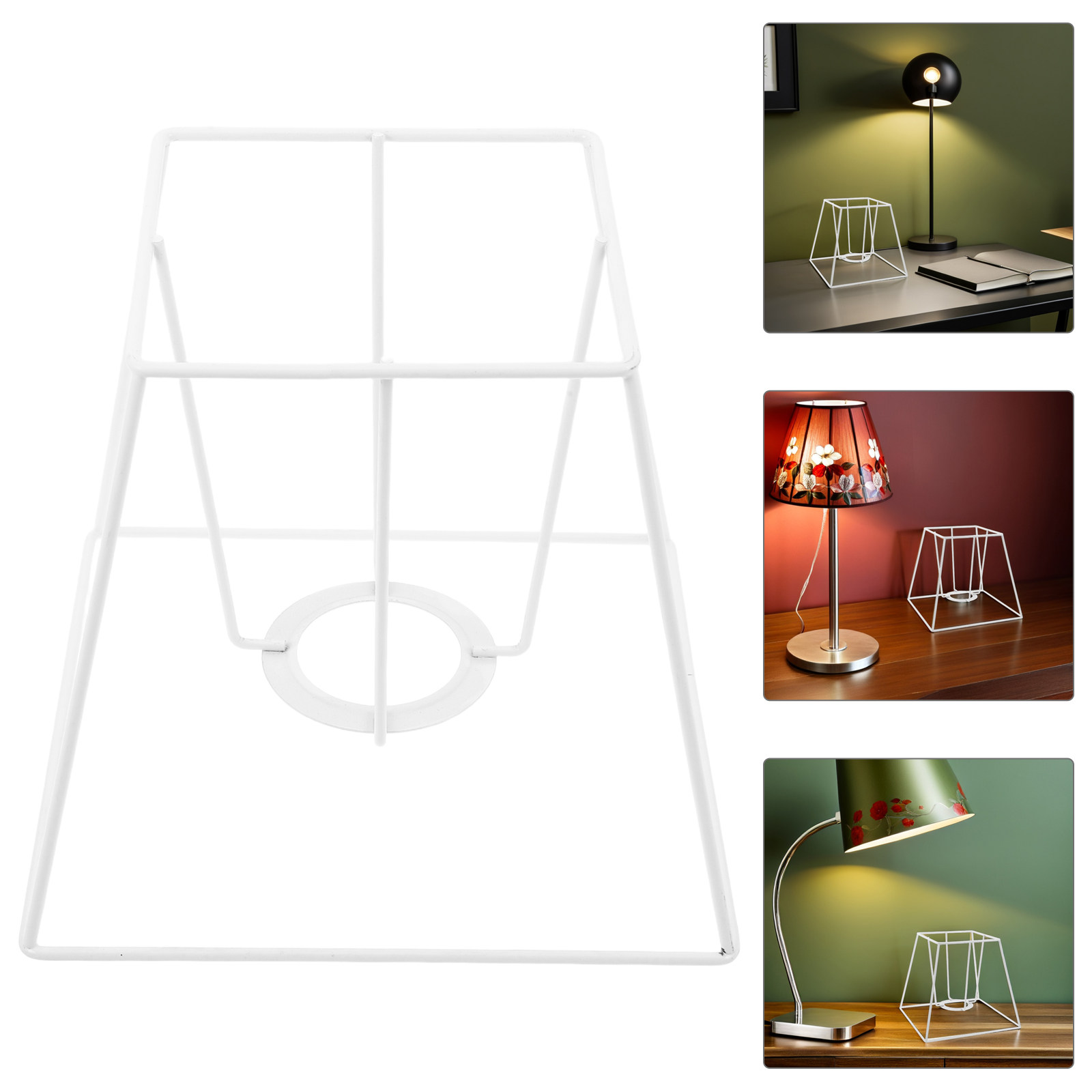 Geometric Lamp Shade - Estrutura de Abajur de Arame de