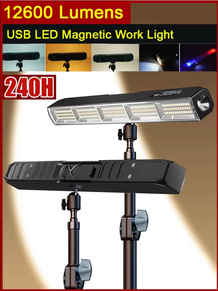 Floor Lamp Tripod - Barra de Luz LED Magnética de