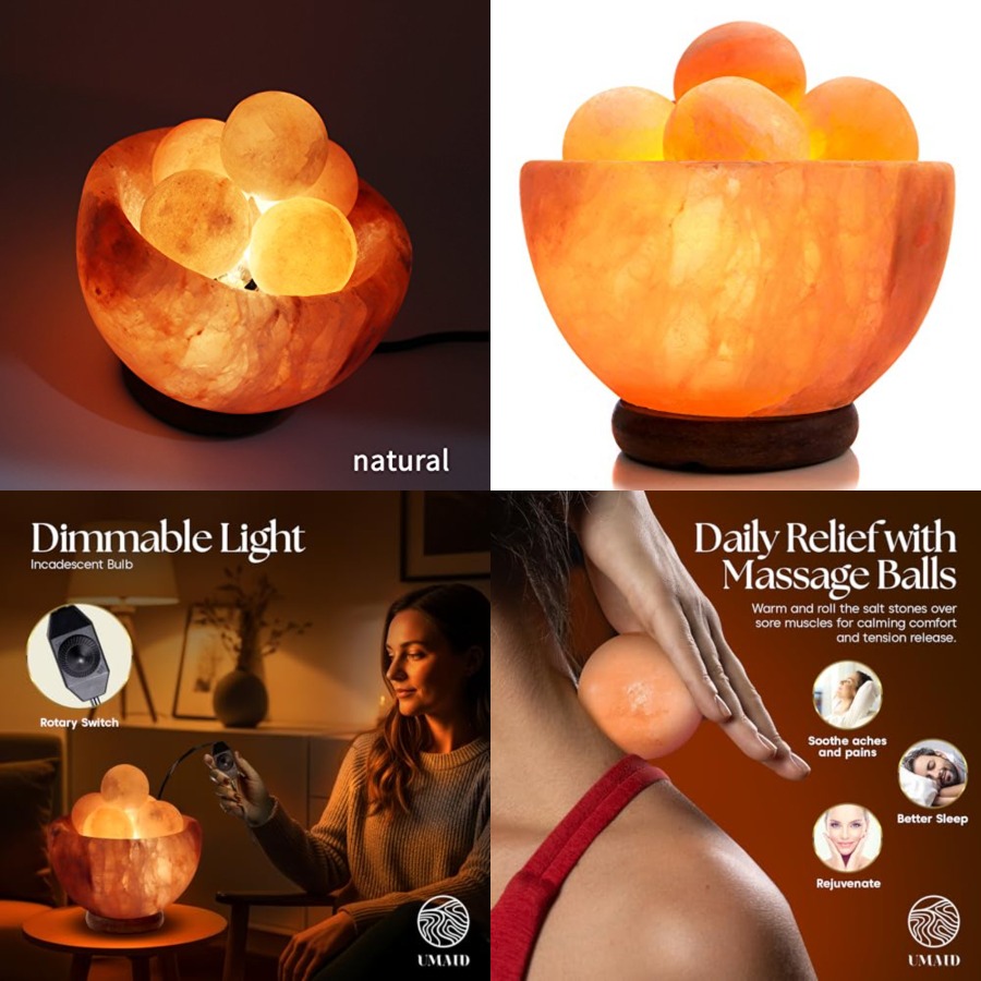 Himalayan Salt Lamp - Lâmpada de Sal do Himalaia com