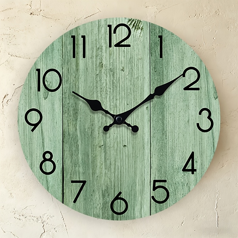 Lighting Home Decor Wall Clocks - Relógio de Parede Redondo com Padrão