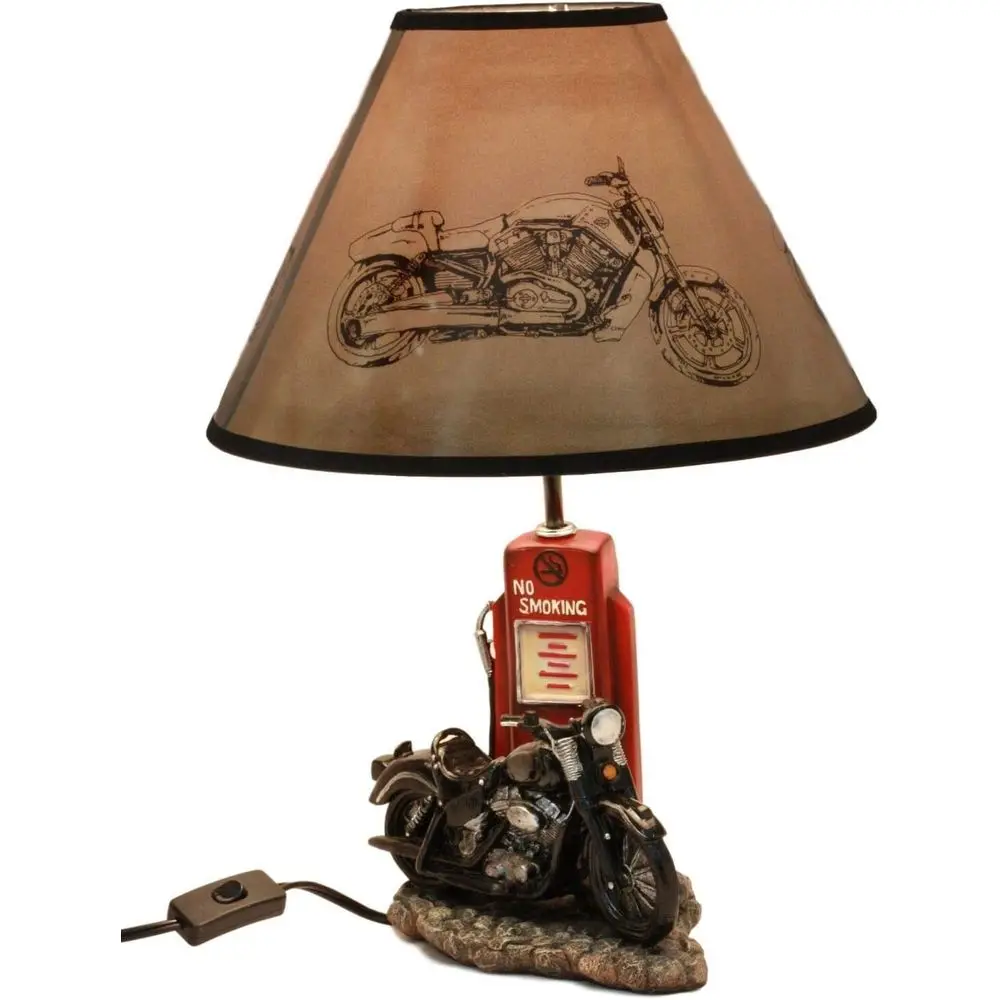 Lighting Decorative - Luminária de Mesa Vintage Retrô Preta