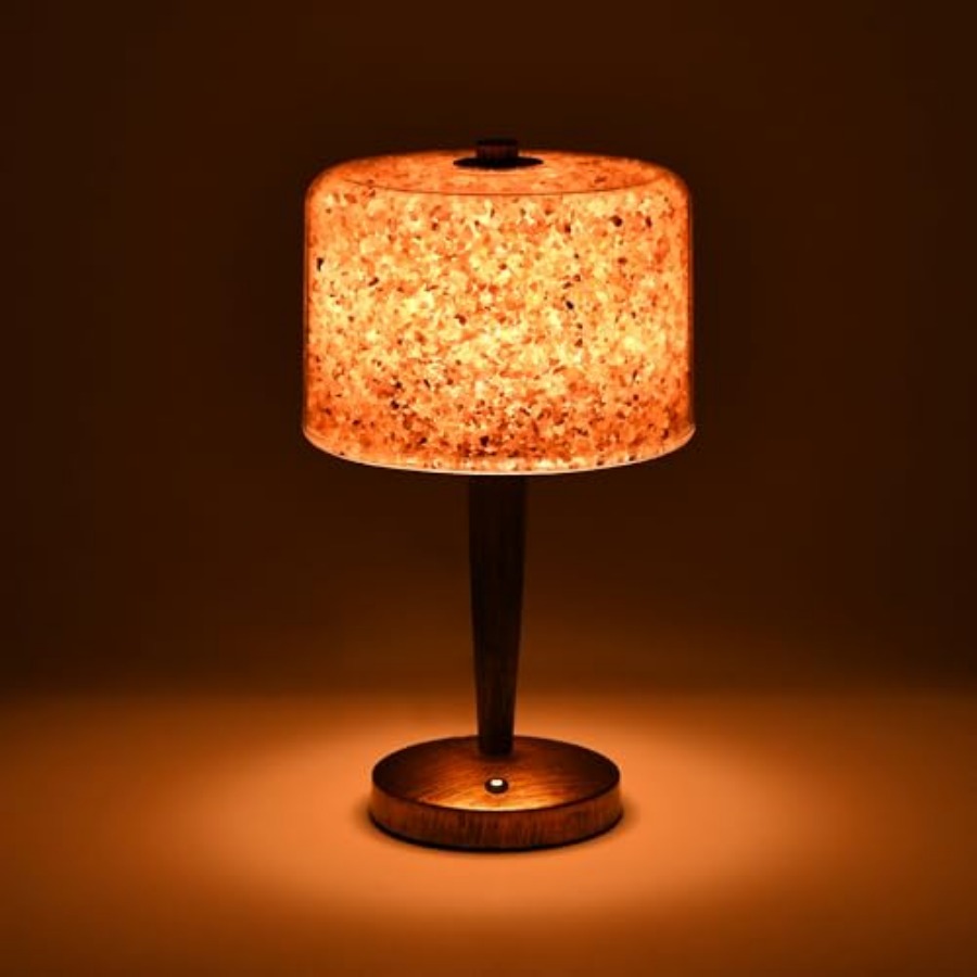 Lâmpada de sal com controle de - Himalayan Salt Lamp avaliação e preço