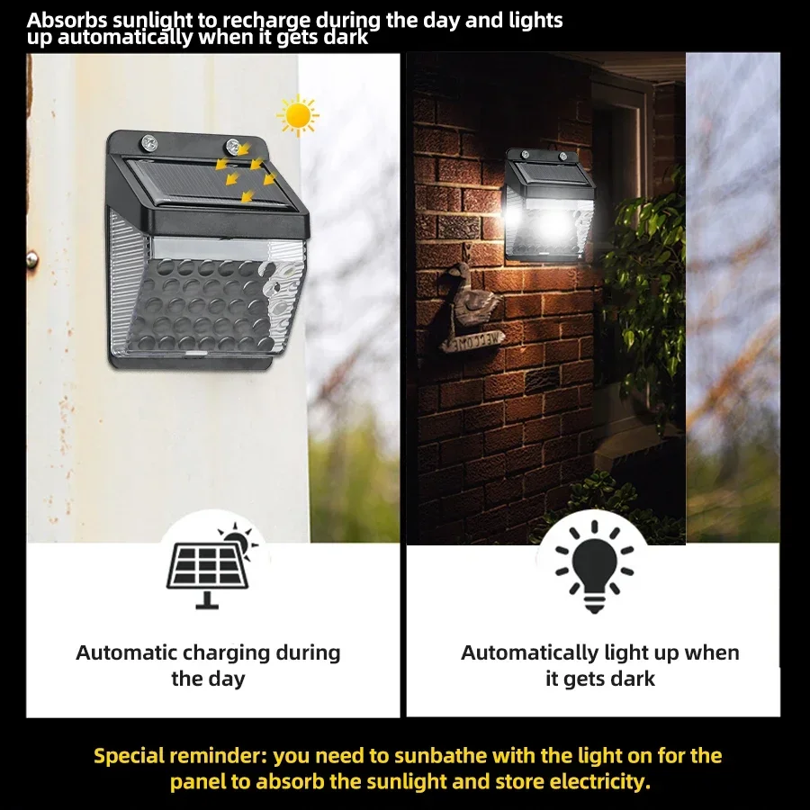 Luz Solar LED com Sensor de Mo - Lighting Decoration Outdoor avaliação e preço