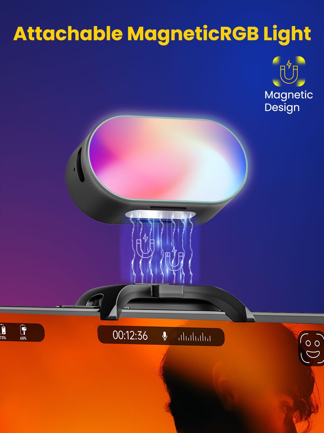 Aochuan mini rgb luz de preenc - Lighting Gallery avaliação e preço