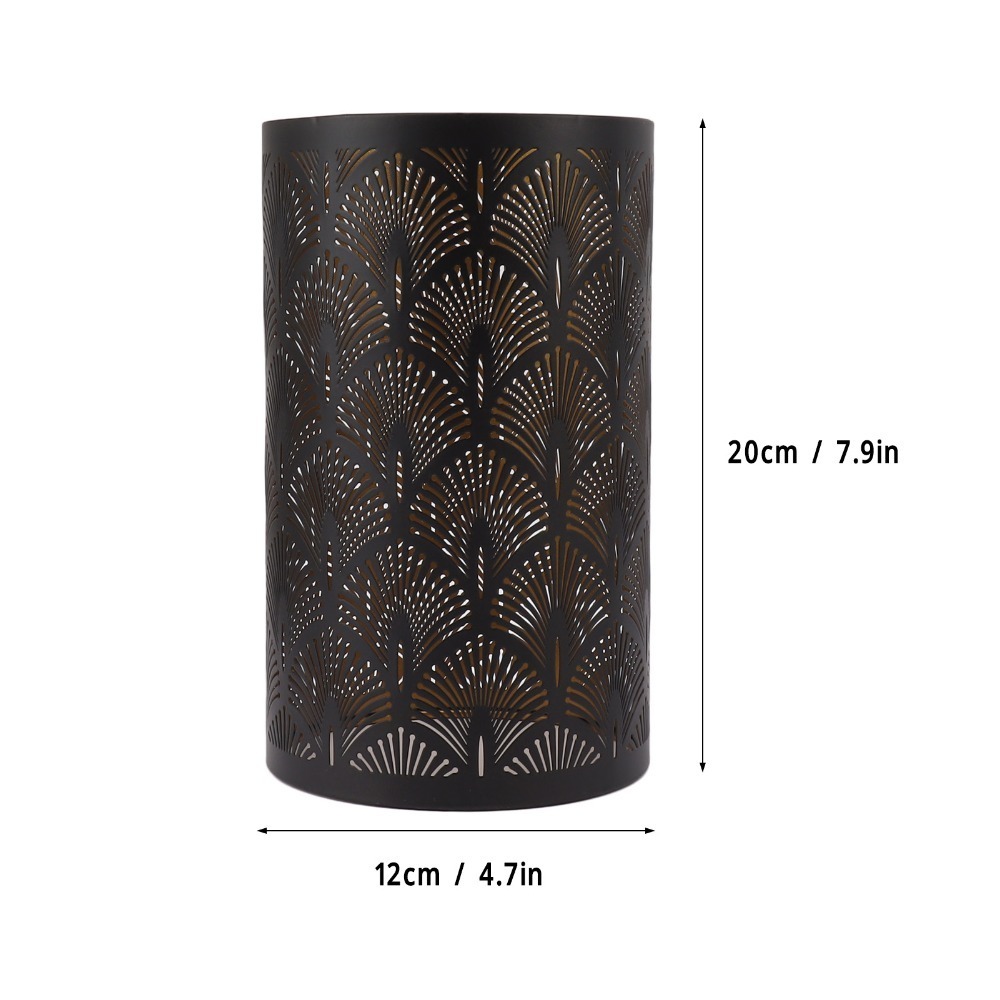 Abajur de ferro simples com pa - Geometric Lamp Shade avaliação e preço