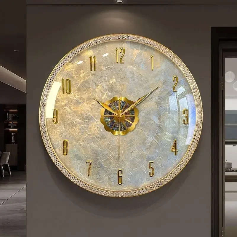 Luz moderna de luxo sala estar - Lighting Home Decor Wall Clocks avaliação e preço