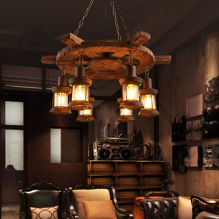 Luminária Pendente de Madeira  - Lighting Decor For Living Room avaliação e preço