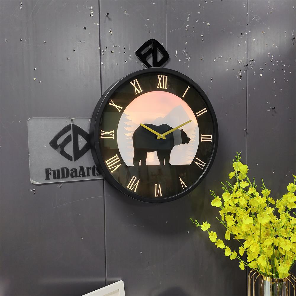 Relógio de Parede Moderno Mini - Lighting Home Decor Wall Clocks avaliação e preço