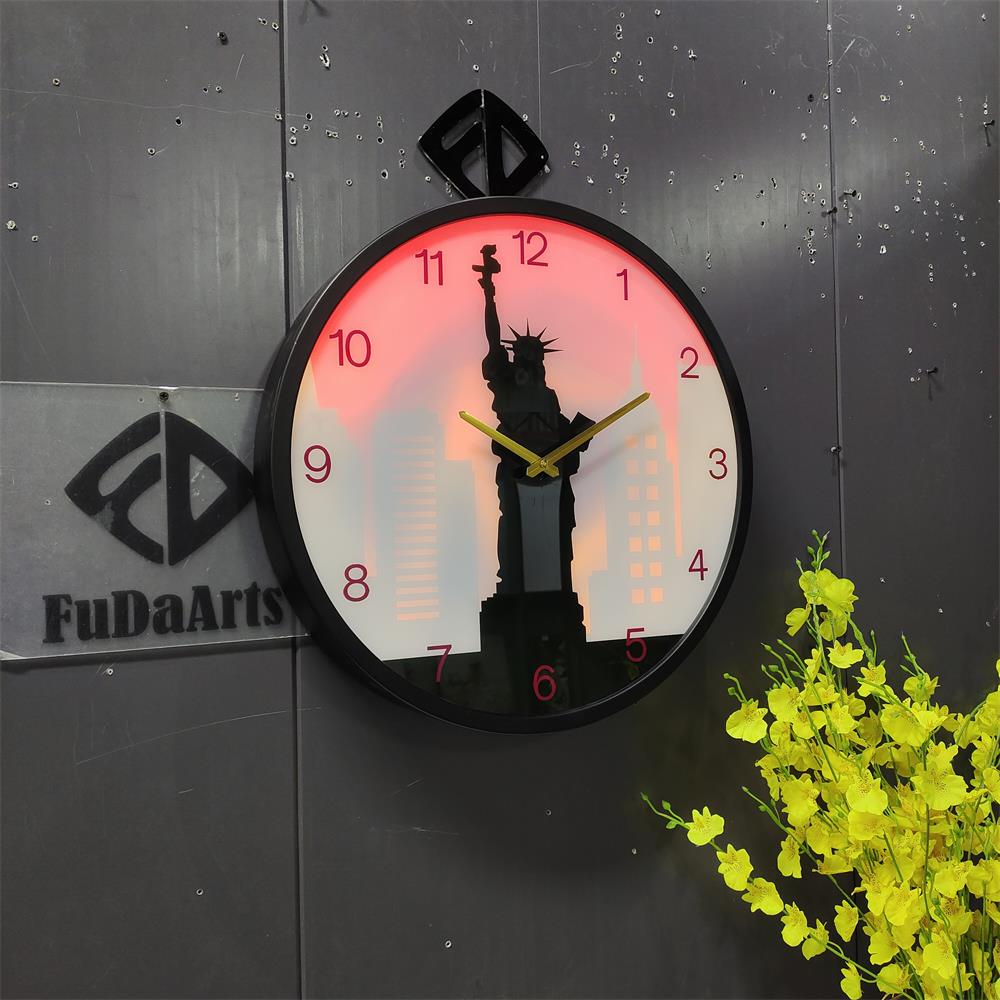 Relógio de Parede Moderno Mini - Lighting Home Decor Wall Clocks avaliação e preço