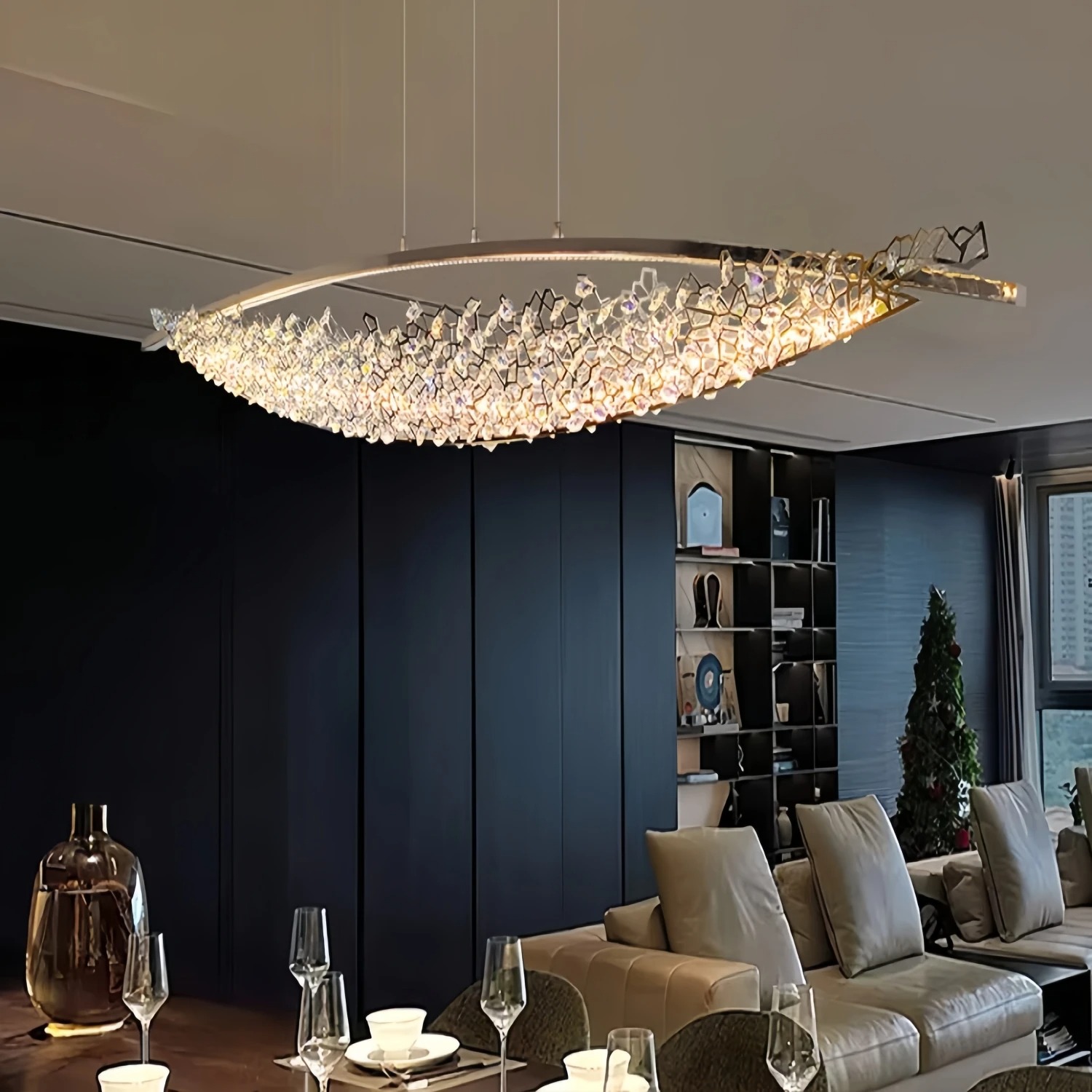 Lustre de Cristal Italiano de  - Decor Lighting Fixtures avaliação e preço