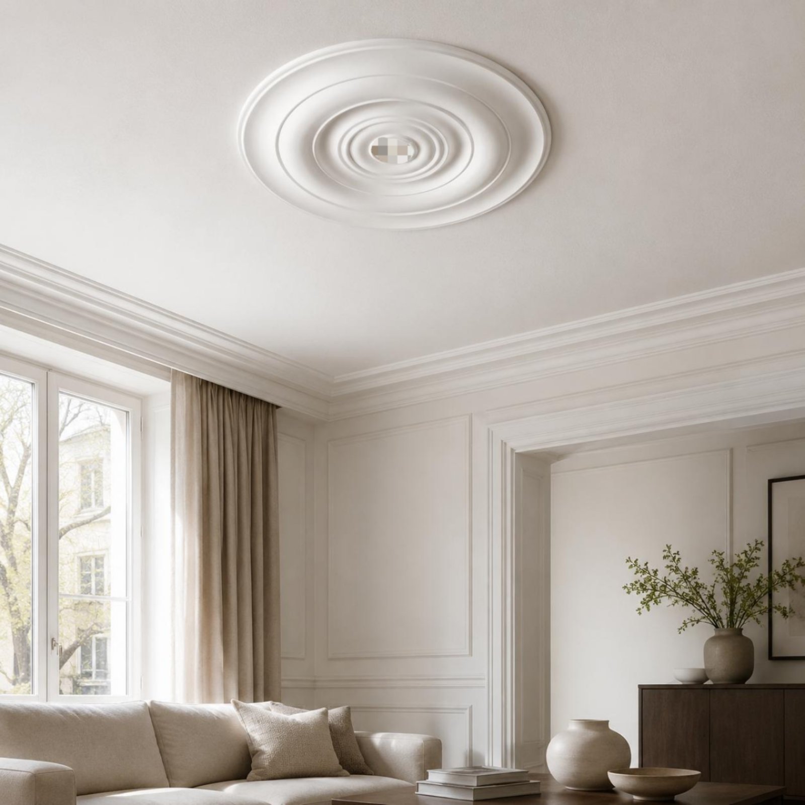 Medalhão de teto com design el - Decor Lighting Fixtures avaliação e preço