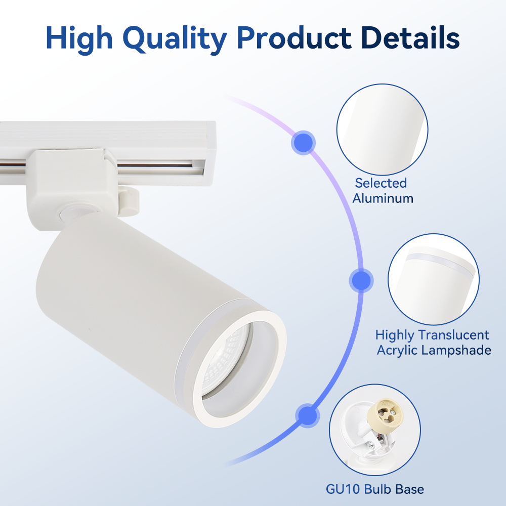 Luminária de trilho GU10 LED c - Decor Lighting Fixtures avaliação e preço