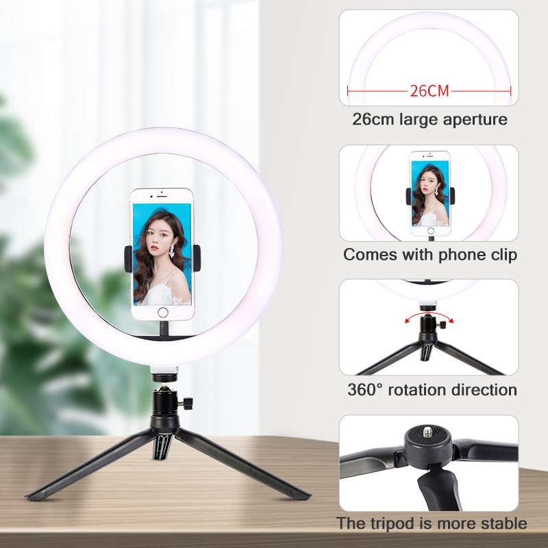 26cm 10 polegada led anel self - Lighting Gallery avaliação e preço