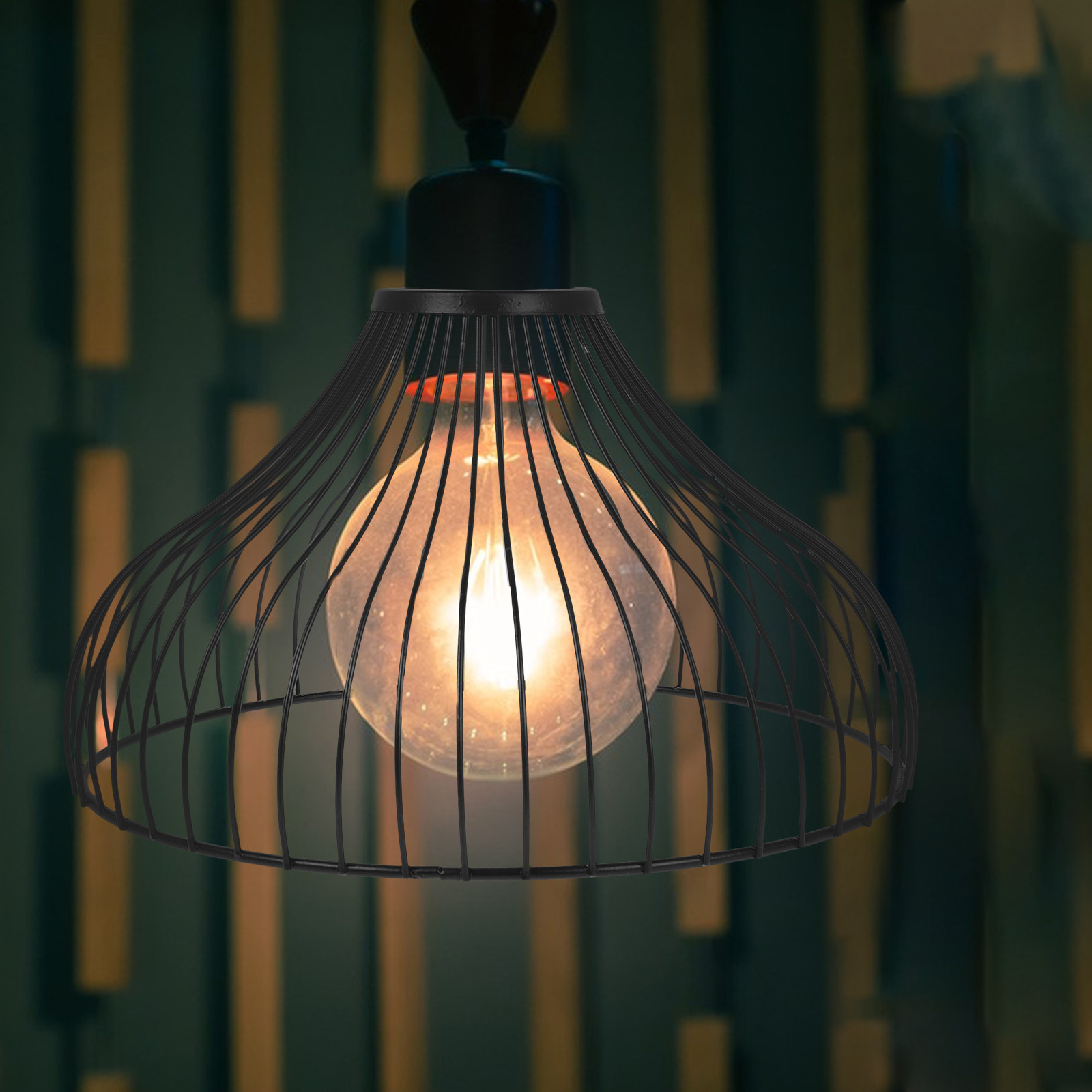 Abajur Geométrico de Metal em  - Geometric Lamp Shade avaliação e preço