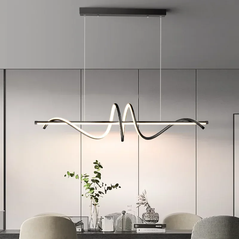 2023 nova mesa de jantar curva - Decor Lighting Fixtures avaliação e preço