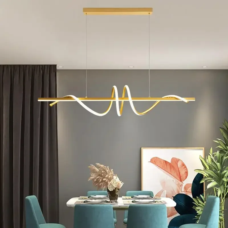 2023 nova mesa de jantar curva - Decor Lighting Fixtures avaliação e preço