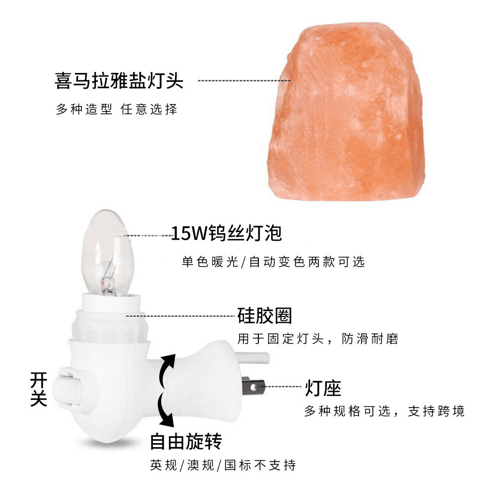 Luminária Noturna LED C9 com L - Himalayan Salt Lamp avaliação e preço