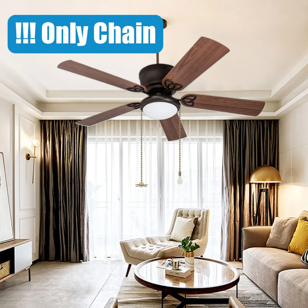 Teto Fan Pull Chain Bola frisa - Decor Lighting Fixtures avaliação e preço