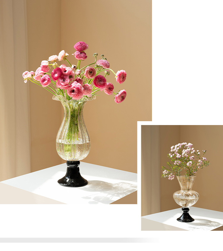 Vaso de vidro antigo francês,  - Lighting Decor For Living Room avaliação e preço