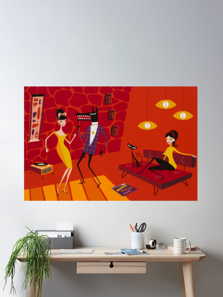 Josh Agle Bossa Nova Agora Fot - Nova Decor & Lighting Juletrelys avaliação e preço